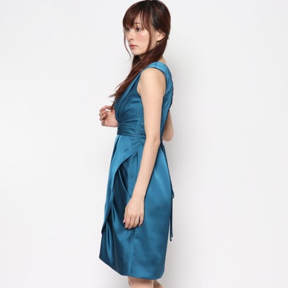 ジュネビビアン Genet Vivien レースアップパーティードレス （グリーン）