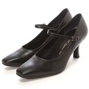 ビューフォートエレガンス BeauFort elegance 3Eウイズウォーキングパンプス(ブラック)