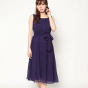 ジュネビビアン Genet Vivien 大人シフォンドレス (パープル)