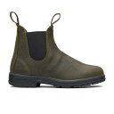 BS1615 ORIGINALS ブランドストーン Blundstone ラウンドトゥ サイドゴアブーツ BS1615407(スエードレザー) (ダークオリーブ...