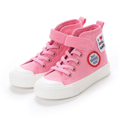 ジョリーウォーク Jolly Walk 子供用 キッズ スニーカー ハイカット キャンバスタイプ JW807 （PINK）