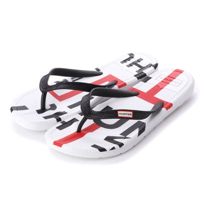 ハンター HUNTER WOMENS EXPLODED LOGO FLIP FLOP （BLK）