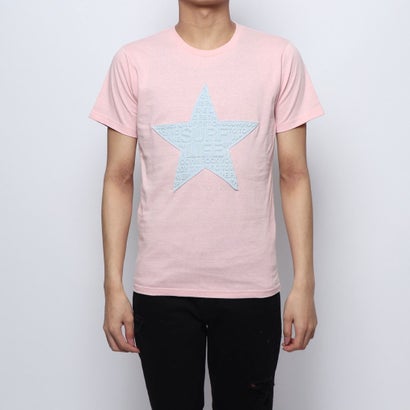 スタイルブロック STYLEBLOCK デニムエンボスプリントTシャツ （ピンク）