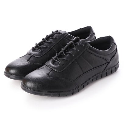 ジーノ ZEENO ビジネスシューズ メンズ 走れる スニーカー コンフォートシューズ (ブラック)