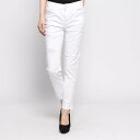 ゲス GUESS DAMAGED SLIM SKINNY WHITE DENIM PANT （WHITE）