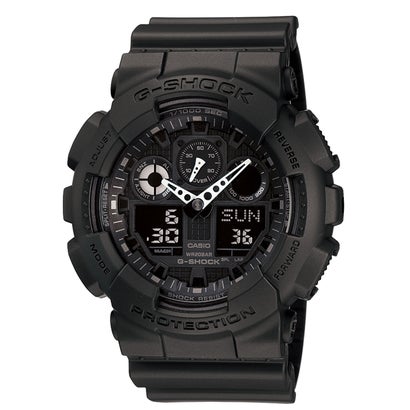 【G-SHOCK】GA-100-1A1JF / アナログ&デジタル (ブラック)