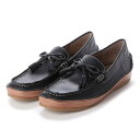 キスコ KISCO リボンモチーフドライビングシューズ (ブラック)