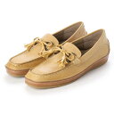 キスコ KISCO リボンモチーフドライビングシューズ (ベージュ)