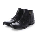 【中古】Jalan Sriwijaya◆チャッカブーツ/US8.5/BLK/レザー/98440【シューズ】