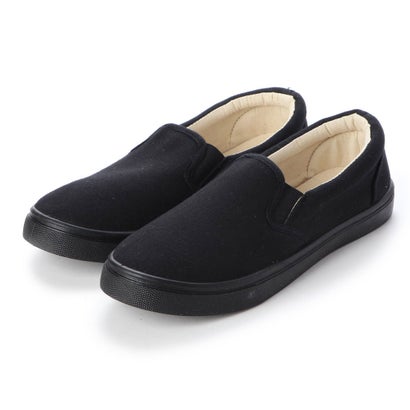 イタリコ ITALICO デイリーユースにぴったり!シンプルカジュアルスリッポン (オールブラック)