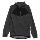 スタイルブロック STYLEBLOCK ポンチ配色ジップアップパーカー (杢チャコール)(4)