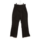 スタイルブロック STYLEBLOCK サキソニーサイドベンツパンツ (ブラウン)
