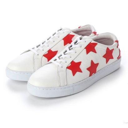 アナーオベーション HONOUR OVATION スター スニーカー （White/Red）