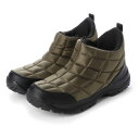 ジーノ ZEENO レインブーツ 防水 防寒 メンズブーツ スノーシューズ レインシューズ ジップアップ 軽量 雪 雨 靴 (カーキ)