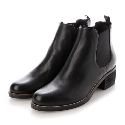 ヨースケ YOSUKE 本革サイドゴアブーツ (ブラック)