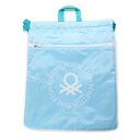 ニッキー nikki ジュニア 水泳 プールバッグ BENETTONファスナー付ナップサック 120535