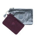 キプリング Kipling DUO POUCH (Steel Gr Metal) ポーチ
