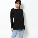 スタイルブロック STYLEBLOCK リブニットソーワンショルベストセットレイヤードトップス (ブラック)