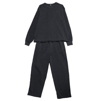 プロヴァンス オブ ジャパン PROVENCE of JAPAN 兼用裏起毛スウェット 上下セット (CHARCOAL)