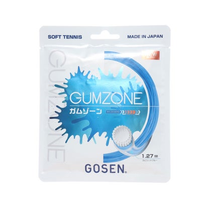 ゴーセン GOSEN 軟式テニス ストリング ガムゾーン スピリットブルー SSGZ11SB