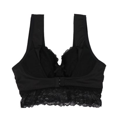 パリーゼ Palissee おやすみ”ノンワイヤー”ブラ (ブラック)