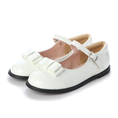 ソロット SOROTTO フォーマルパンプス リボン 20-22cm ホックタイプ (KIDS) (ホワイトエナメル) 2