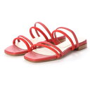 レメ REMME チューブフラットサンダル (RED)