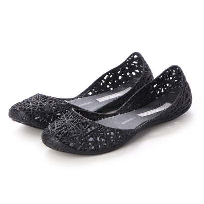 メリッサ melissa MELISSA CAMPANA ZIG ZAG II AD （BLACK GLITTER）