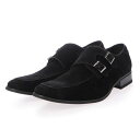 LASSU FRISS BUSINESS SHOES ダブルモンク/942 （ブラックスエード）