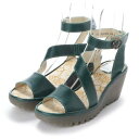ヨーロッパコンフォートシューズ EU Comfort Shoes FLYLONDON サンダルパンプス(500.526) (ターコイズ)
