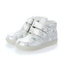 ヨーロッパコンフォートシューズ EU Comfort Shoes Naturino ベビーハイカットスニーカー (シルバー)