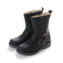 ヨーロッパコンフォートシューズ EU Comfort Shoes Narurino キッズロングブーツ (ブラック)