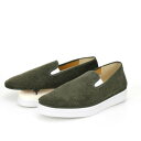 ジョニーアンドジェシー Johnny & Jessy コーデュロイ ゴムスリッポン (グリーン)