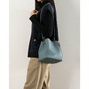 ペレボルサ PELLE BORSA 「レネット」2WAYショルダー (ブルーグレー)日本製