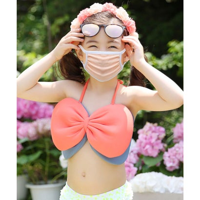 オシャレボ OSYAREVO 【ネット限定】水着素材 マスク 子供用 12枚セット 小さめ 水着生地 布 洗えるマスク 男の子 女の子 キッズ 繰り返し 【返品不可商品】