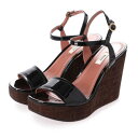バリー BALLY WEDGE SANDAL (BLACK)