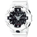 【G-SHOCK】GA-700シリーズ / アナログ/デジタル / GA-700-7AJF / Gショック (ホワイト×ブラック)