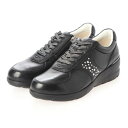 フィットジョイ FITJOY 軽量 6 eyelet スニーカー (BLK/BLK)
