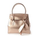 ペレボルサ PELLE BORSA ハンドバッグ (ピンクゴールド)