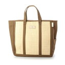 ルートート ROOTOTE シンプル A4 カゴバッグ EU ミディアム コンビバスケット 1827 (BROWN)