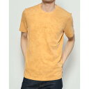 ゲス GUESS Logo Tie dye Tee (YELLOW)