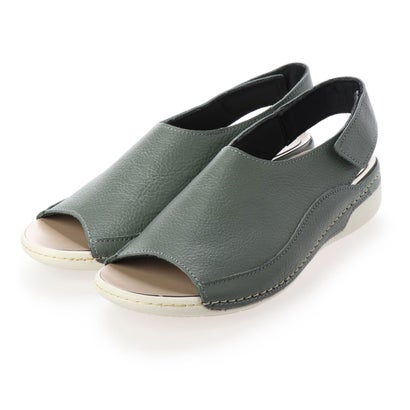 ミラスポーツ Milla sports 4E ふかふかASWソール フラットコンフォートサンダル （ターコイズ）