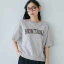 コカ coca 英字ロゴスウェットTシャツ (Gray)