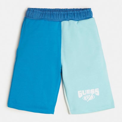 QX GUESS GUESS x J BALVIN Color-Block Sweat Short iBOBO BLUE MULTIj