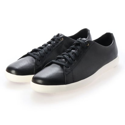 コール ハーン COLE HAAN グランド クロスコート スニーカー mens (ブラック レザー / ホワイト)