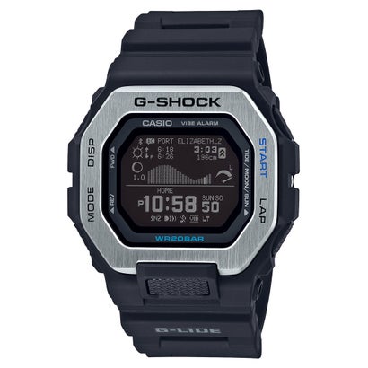 【G-SHOCK】G-LIDE(Gライド) / スマートフォン連携機能 / GBX-100-1JF / Gショック （ブラック×シルバー）