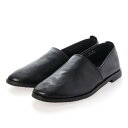 ビカーシ BICASH クレープソールレザーエスパドリーユ （BLACK (BLACK SOLE)）