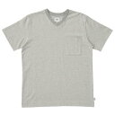 タケオキクチ TAKEO KIKUCHI 半袖VネックTシャツ （グレー）