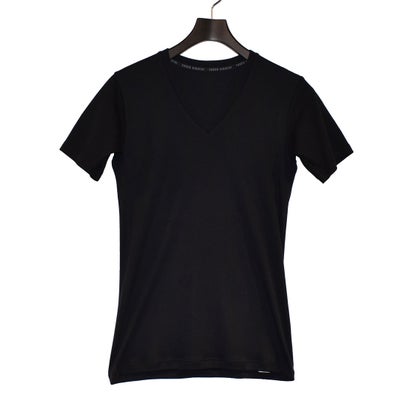 タケオキクチ Tシャツ メンズ タケオキクチ TAKEO KIKUCHI 半袖Vネックシャツ （クロ）