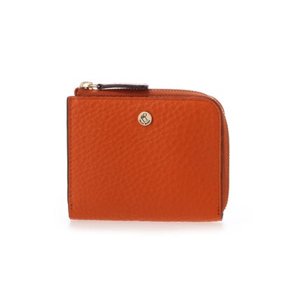 ペレボルサ PELLE BORSA ミニL字ファスナー財布 (オレンジ) ペレボルサ PELLE BORSA ミニL字ファスナー財布 (オレンジ)